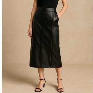 Helen Storey Real Classics Leather Skirt Vintage